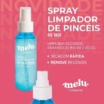 Spray Limpador De Pincéis Melu Ruby Rose - Imagem 2