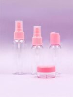 Kit De Frascos Para Viagem 4 Pçs Creme Cosméticos Pote - Real Love - Imagem 3