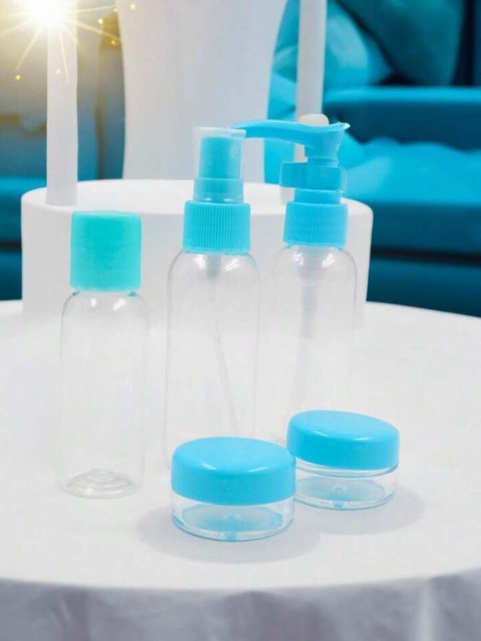 Kit De Frascos Para Viagem 4 Pçs Creme Cosméticos Pote - Real Love - Imagem 2