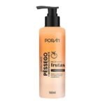 Hidratante Corpo e Rosto Pêssego Pele Manteiga de Karité Cuidado Pessoal 160ml - Porán