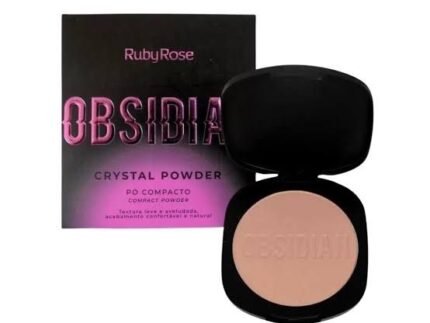 Pó Compacto Crystal Powder Coleção Obsidian by Ruby Rose