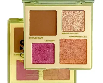 Paleta Contorno, Blush e Iluminador Silk Skin – Ruby Rose (Luminous Face)