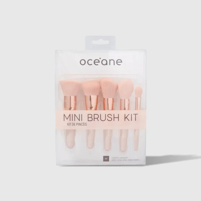 Mini Kit Com 5 Pincéis Mini Brush Kit - Océane - Imagem 1