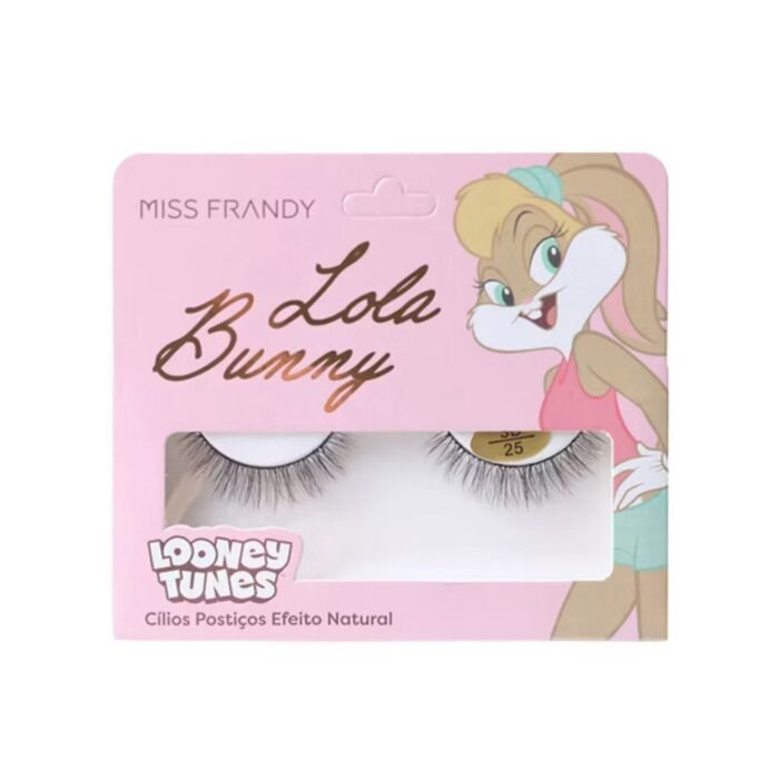 Cílios Postiços 3D Lola Bunny Looney Tunes - Miss Frandy - Imagem 1