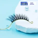 Cílios Postiços Naturais Mink – Linha Gatinha GL01 Preto D (1 Par) - Imagem 3