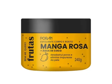 Esfoliante Corporal e Facial Poran – Manga Rosa + Água de Coco (240g)