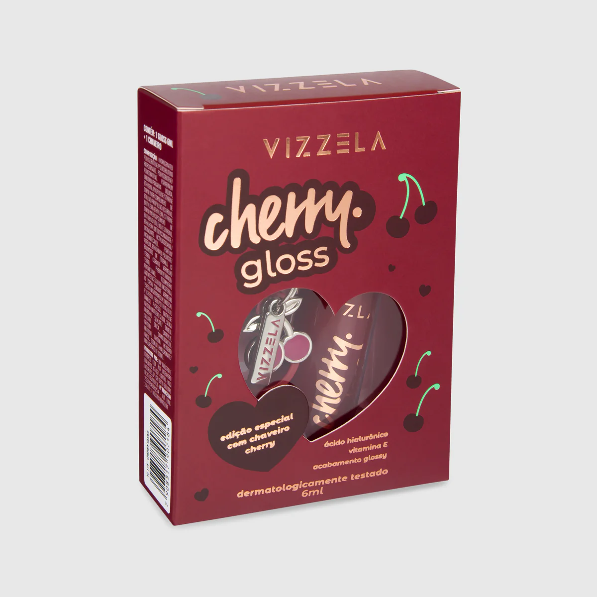 15404372683-1356-3.webp Gloss Cherry Edição Limitada com chaveiro - Vizzela - Imagem 1