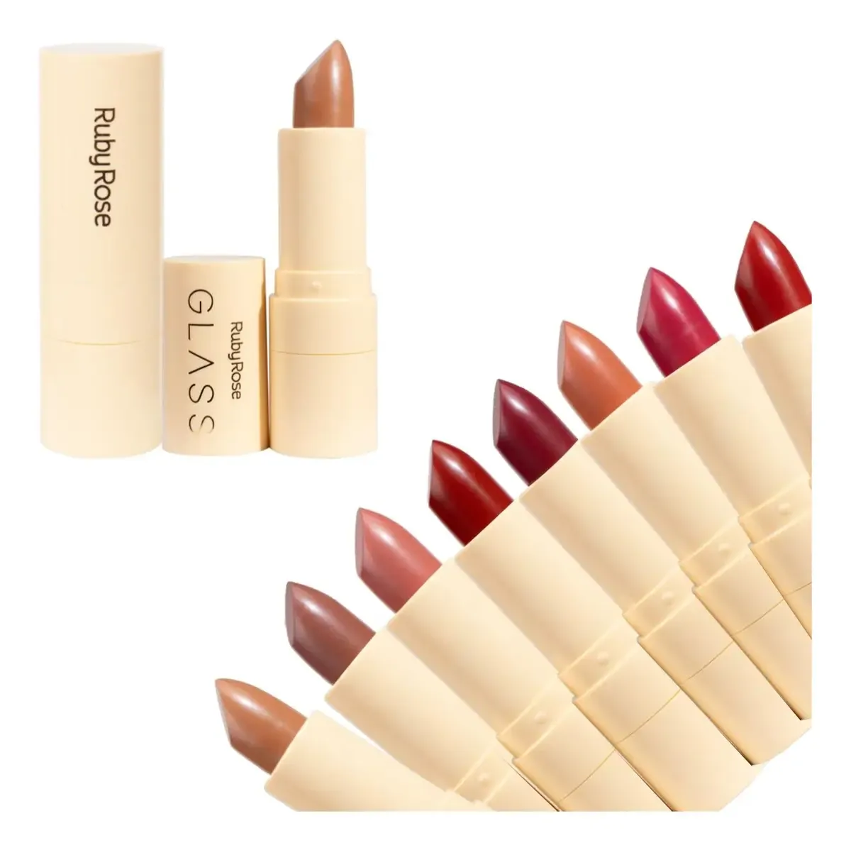 D_NQ_NP_2X_900981-MLU74117649346_012024-F Batom Velvety Glass - Ruby Rose - Imagem 1