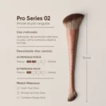 Pro Series 02 Pincel de Maquiagem Duplo Angular - Mascavo - Imagem 4
