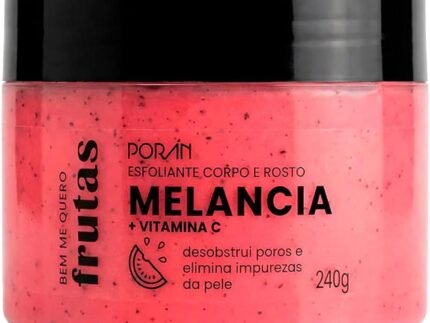 Esfoliante Rosto e Corpo Bem Me Quero Melancia 240g Porán