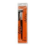 Pincel A39 profissional duo fiber topo reto curto - Macrilan - Imagem 2